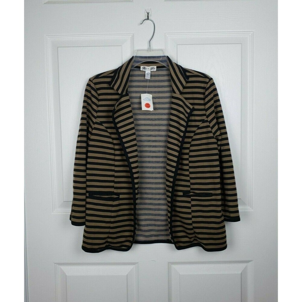 Stripe Blazer Size Medium Work Night Out Church Office Wear Brand New NWT